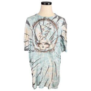 Grateful Dead 50th Anniversary Tie-Dye T-Shirt 2XL Graphic Skull Cotton
